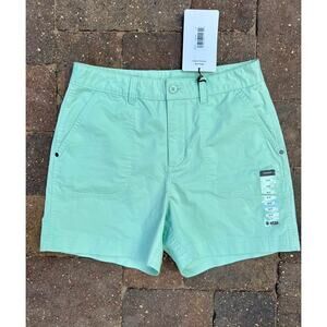 NWT Stio Rivet twill green casual shorts size 10x5"